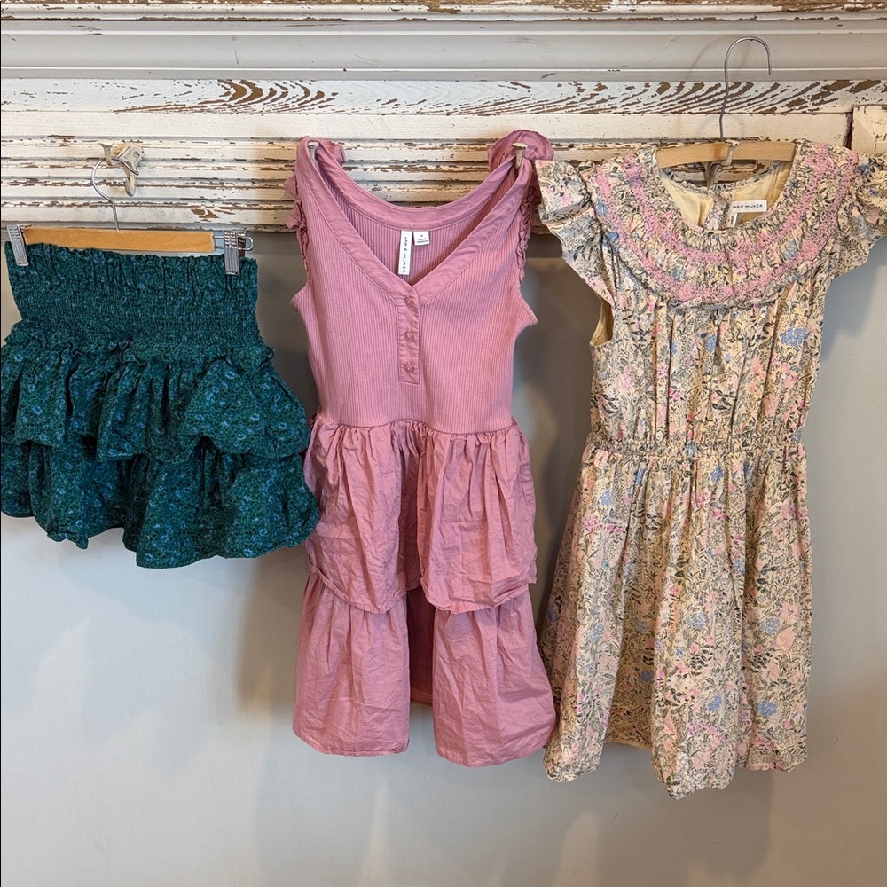 Janie And Jack Bundle. 2 dresses and 1 skirt. Size 14